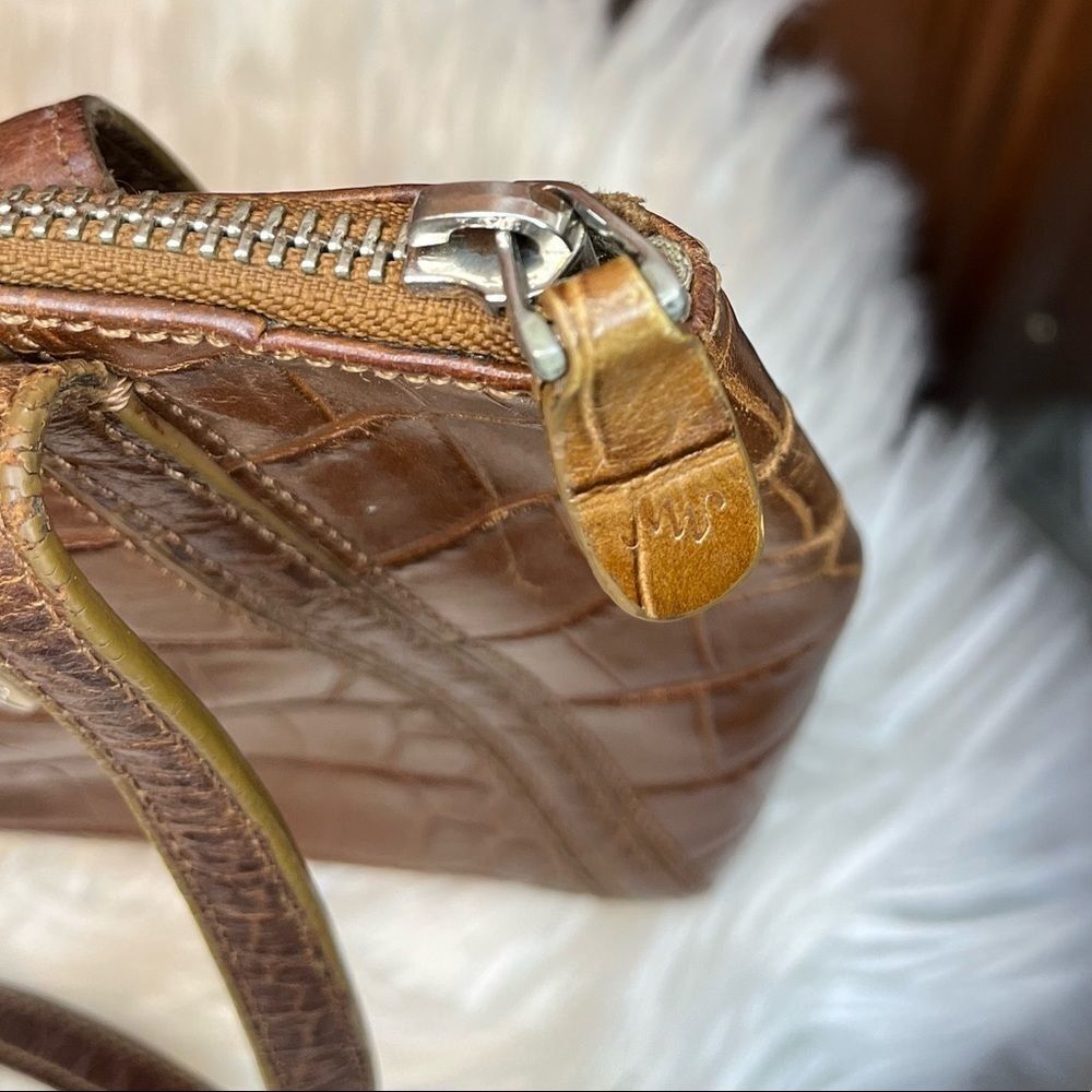 Monsac Leather Snakeskin Bag Shoulder Purse​​​ - Picture 6 of 15